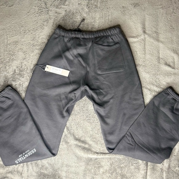 Essentials SS21 Black Sweatpants - Size M - Picture 2 of 4